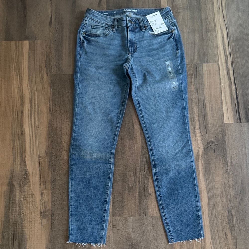 Sonoma Women's Mid Rise Skinny Jeans